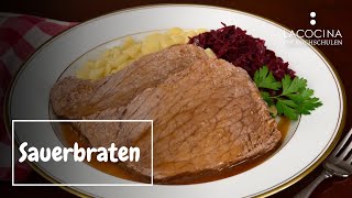 Traditioneller Sauerbraten Ein deutsches KlassikerRezept  La Cocina [upl. by Aicac]