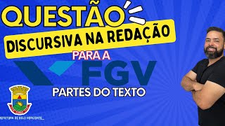 Questão discursiva da FGV exemplo e resolução [upl. by Aneet]