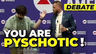 Confrontational Debate vs InfoWars Host Gets Super Heated [upl. by Oech]