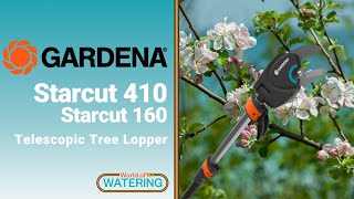 How to use the Gardena StarCut 410 Plus or 160 Plus Tree and Pruning Lopper [upl. by Nhguavoj]