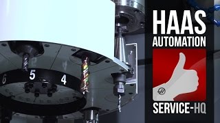 Tool Changer Recovery Haas UmbrellaCarouselStyle Tool Changer  Haas Automation Service Video [upl. by Greff]