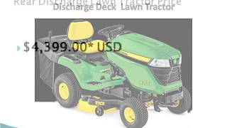 John Deere X350R Tractor with 42inch RearDischarge Deck Lawn Tractor Price specification Features [upl. by Temhem294]