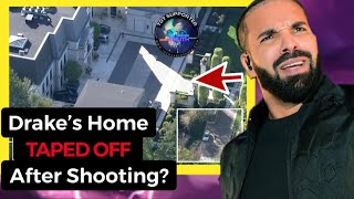 Breaking News Police Investigate Drakes Home TAPED OFF After Shooting [upl. by Atiek766]