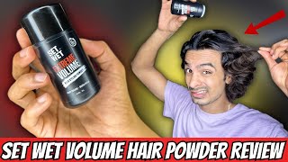 Set Wet Extreme Hair Volume Powder Wax Review  Worth Buying [upl. by Dlorad]