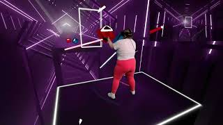 MJhanks  I Got Cats 6 LANE Fitbeat  Ex  Map by Irahi  Mixed Reality Beat Saber [upl. by Ahsilla923]