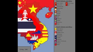 The Vietnam War with Flags Every Two Weeks [upl. by Elladine]