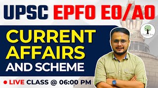 UPSC EPFO EOAO  Current Affairs and Schemes  Success Tree [upl. by Halehs]