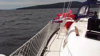 Sailing on Lake Champlain  2017  Hunter 30 1980 [upl. by Ailelc]