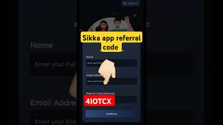 Sikka app referral code 🎉  sikka app referral code 2024 🔥  💥🤑earning app [upl. by Maisel820]