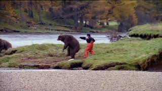 Man Fighting Bear for Tastiest most tender Salmon TV Commercial John West  2000s UK TV ADVERT [upl. by Witcher315]