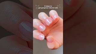 My goto hack for naturally stunning nails 🧚‍♀️✨ nails shorts fyp [upl. by Drahser]