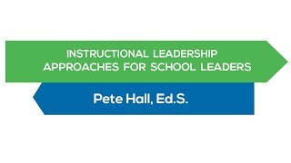 Instructional Leadership Approaches for School Leaders [upl. by Nevar896]