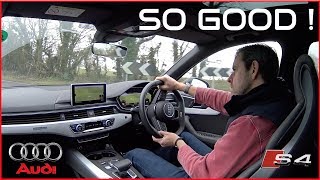 Driving my new Audi S4 B9  Who needs an RS4  FIRST DRIVE [upl. by Nosreg445]