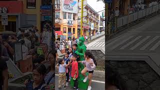 Green Soldier Titonoelofficial music mime busker busking [upl. by Neersan]