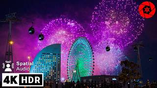 2024 Japan Fireworks  Yokohama Minatomirai  4K HDR [upl. by Prem]