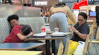 Fat Guy Farts In People Faces While They Eat [upl. by Capps]