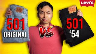 Which Jean Is Better  Levis 501 Original vs 501 54 [upl. by Antons]