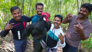 ঝাউবনে দেশি মুরগি রান্না করে খাওয়া  Country chicken curry recipe  Deshi morog recipe village style [upl. by Chancelor959]