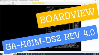 Boardview  Schematic digram  gigabyte GAH61MDS2 REV 40 Schematics Free Dowload [upl. by Eirolav815]