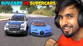 SUPER CARS VS SUV CARS TESTING  TECHNO GAMERZ [upl. by Corrie]