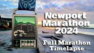 Newport Marathon 2024  Full timelapse [upl. by Nixon259]