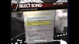 ACDC Live Rock Band Track Pack Wii 2008  Game Features [upl. by Manaker467]