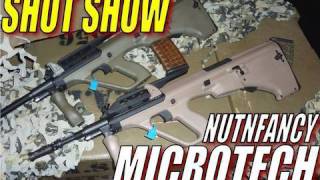 Nutnfancy at SHOT Show MICROTECH [upl. by Haelahk]