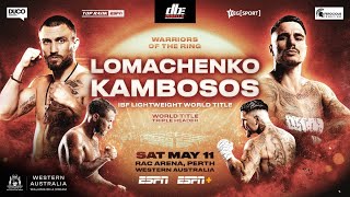 Lomachenko vs Kambosos press conference [upl. by Attenwahs]