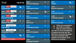 040 NMBS EMMA  Sint Niklaas  Saint Nicolas NL [upl. by Limay]