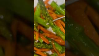 Sautéed Asparagus amp Carrots shorts recipe viral [upl. by Allicerp928]