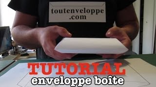 Comment faire une enveloppe en papier boite en papier [upl. by Mafala]