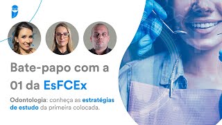 Batepapo com a 01 da EsFCEx Odontologia conheça as estratégias de estudo da primeira colocada [upl. by Aoh593]