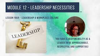 The Authentic Leader mod 12 video 4 [upl. by Emmuela]