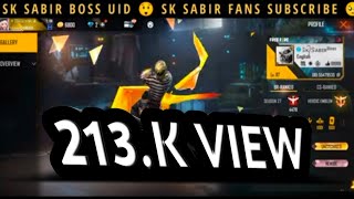 SK SABIR BOSS UID 😲 sk Sabir boss uid 🤫 sk Sabir boss fans like this one 💓sk Sabir boss uid number🥰 [upl. by Charmian126]