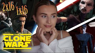 STAR WARS THE CLONE WARS  2x16 amp 1x16 Reaction [upl. by Efinnej]