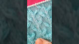 Easy leaf knitting stitch pattern for ladies cardigan  gents sweater  short video [upl. by Jolene]