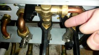 Top up a Potterton combi using the integral filling loop [upl. by Capone]