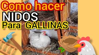 ✅Nidos para GALLINAS 🪹🐔Nidales Gallinas GORDITAS  MiPequeñaGranjitaTrejoEs [upl. by Alvord]