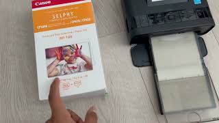 Canon SELPHY CP1500 Compact Photo Printer Quick Review [upl. by Gnihc269]