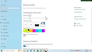 How to Change the Mouse Pointer Color and Size [upl. by Elyrehc]