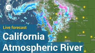 California slammed by Atmospheric River [upl. by Kosiur]