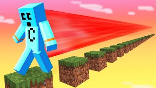 Minecraft but I Travel 1000000 Blocks [upl. by Helsa213]