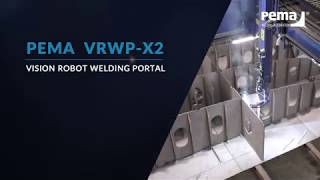 Robotic welding solution for ship hull production  PEMA VRWPX2 Vision Robot Welding Portal [upl. by Osswald]