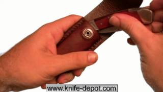 Schrade Uncle Henry Smokey Pocket Knife with Leather Sheath [upl. by Ybbed]