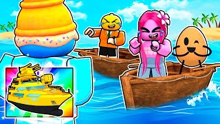 I Pretended to be a NOOB in Roblox Build a Boat [upl. by Doownil645]