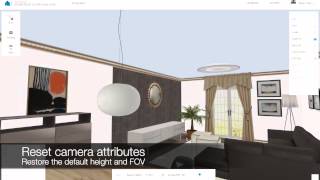 Homestyler Floor Plan Camera FOV Adjustment [upl. by Latvina]