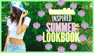 Summer Lookbook 2015  Outfit Ideas for Teens [upl. by Annaihs]