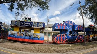 Endymion floats stuck on Orleans Avenue [upl. by Merci]