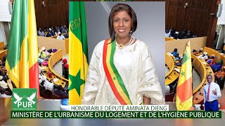 Honorable député Aminata DIENGministère de l’Urbanisme du Logement et de l’Hygiène publique [upl. by Moncear745]