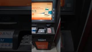 CARA AMBIL UANG DI ATM BNI BAGI PEMULA [upl. by Lyell]